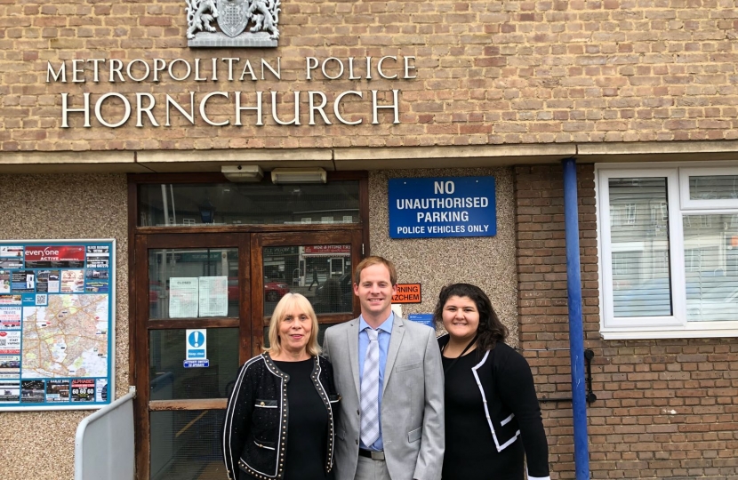 Cllrs Christine Smith, Ciaran White, and Maggie Themistocli are your local councillors for Hylands and have welcomed the announcement to save Hornchurch Police Station.