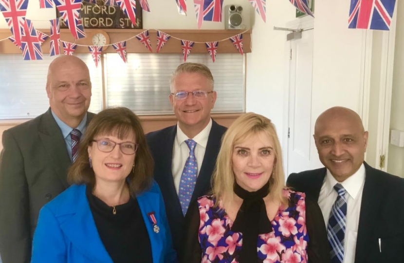 An image of Romford Conservatives' new Officers