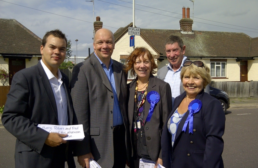 Conservative Councillors out and about in Romford