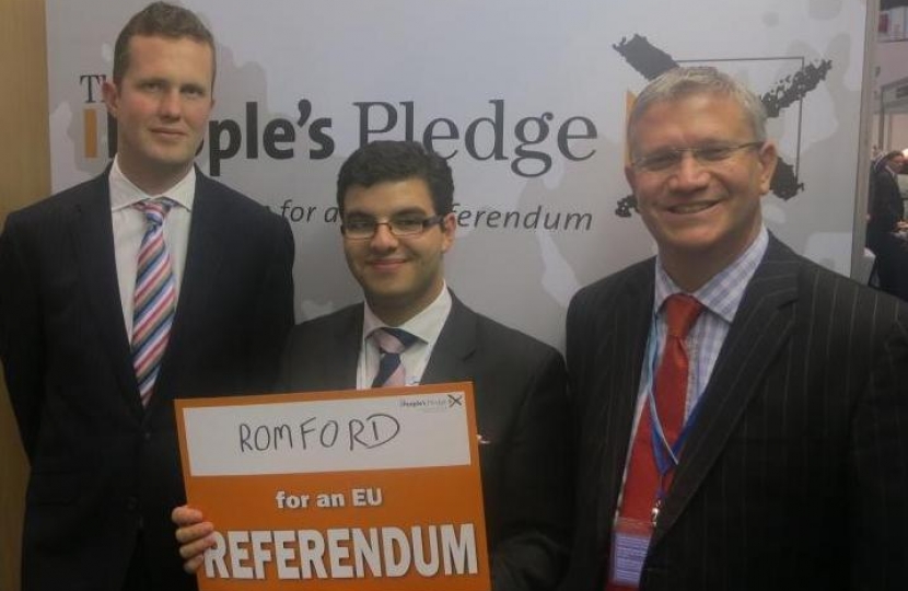 Romford Conservatives support the People's Pledge
