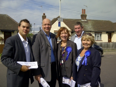 Conservative Councillors out and about in Romford